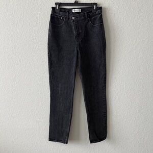 Abercrombie & Fitch Women's  Black 90’s Straight Ultra High Rise Jeans